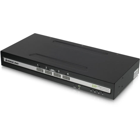 Iogear 4-port Single View Displayport Secure Kvm Switch W/audio