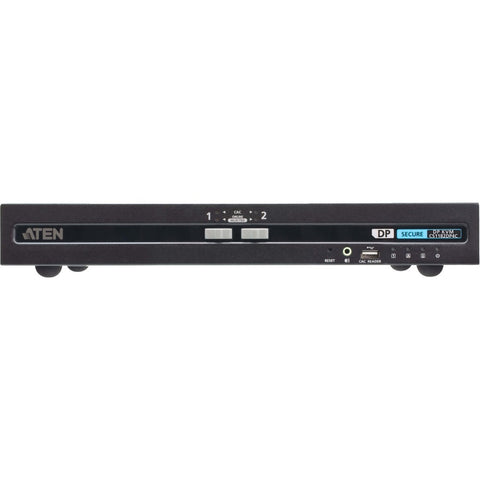 Aten 2-port Usb Dp Singlel Display Pp4.0 Secure Kvm W/ Cac Support