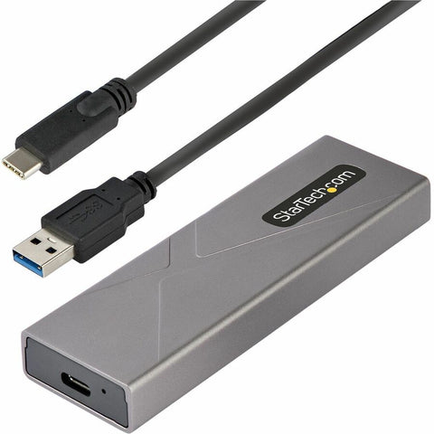 Startech Usb-c 10gbps To M.2 Nvme Or M.2 Sata Ssd Enclosure - Tool-free External M.2 Pcie