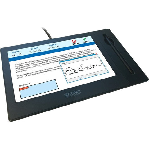 Strategic Sourcing-topaz Topaz, Gemview 10, Pen & Multi-touch Tablet Display, 10.1 1280 X 800 Res. Full C