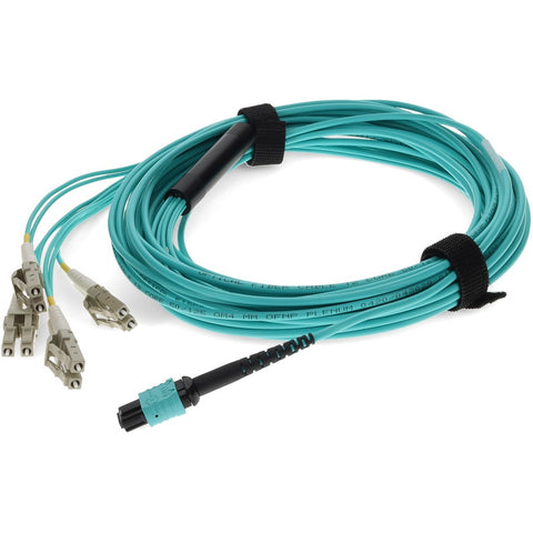Add-on Addon 3m Mpo/upc To 4xlc Duplex (8xlc)/upc Aqua Om4 Ofnp (plenum-rated) 8-strand