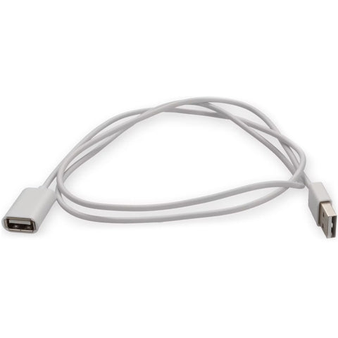 Add-on Addon 1m Usb 2.0 (a) Male To Usb 2.0 (b) Female White Cabl