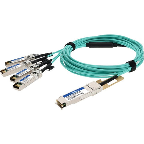 Add-on Addon Cisco Qsfp-4sfp25g-aoc15m Compatible Taa Compliant 100gbase-aoc Qsfp28 To