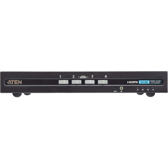 Aten 4-port Usb Hdmi Single Display Pp4.0 Secure Kvm