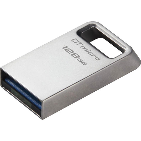 Kingston 128gb Datatraveler Micro 200mb/s Metal Usb 3.2 Gen 1