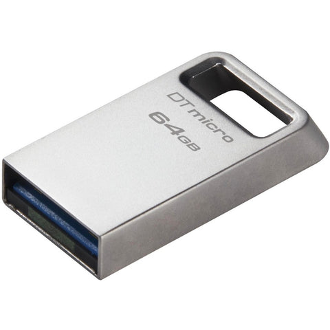 Kingston 64gb Datatraveler Micro 200mb/s Metal Usb 3.2 Gen 1