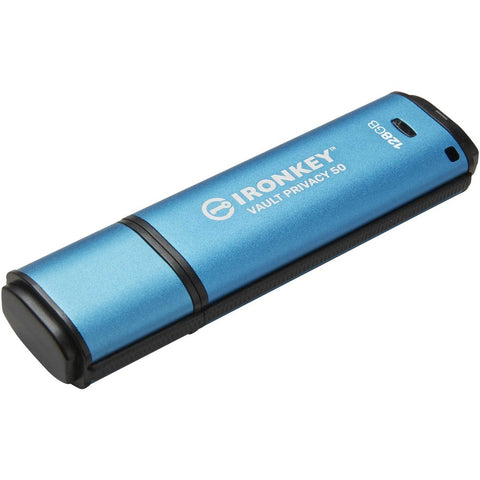 Kingston 128gb Ironkey Vault Privacy 50 Aes-256 Encrypted, Fips 197