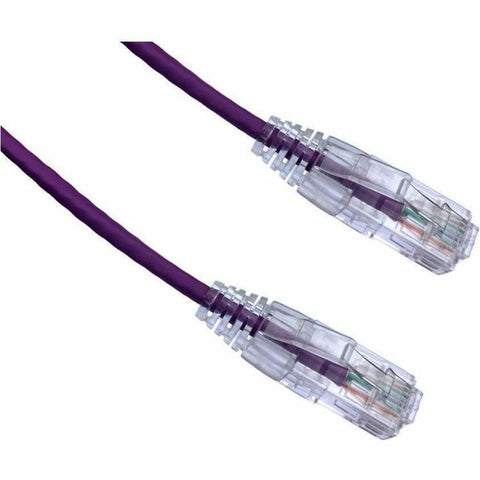 Axiom 6in Cat6 Bendnflex Ultra-thin Snagless Patch Cable 550mhz (purple)