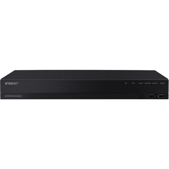 Hanwha Vision Wisenet A Series16ch Poe Nvr, 4tb Hard Drive Pre-installed, Embedded Linux, H.26