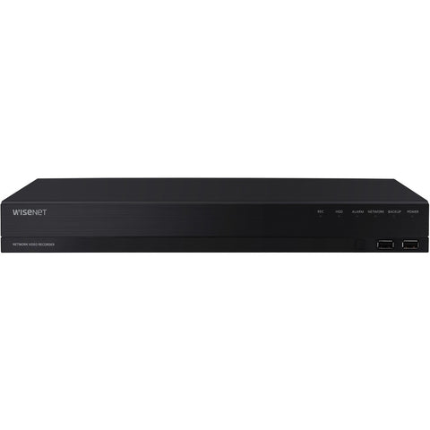 Hanwha Vision Wisenet A Series16ch Poe Nvr, 4tb Hard Drive Pre-installed, Embedded Linux, H.26