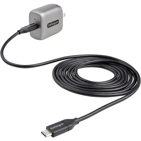 Startech 30 Watt Gan Pd Universal Usb-c Laptop Ac Wall Charger With 6ft Cable - Compact P