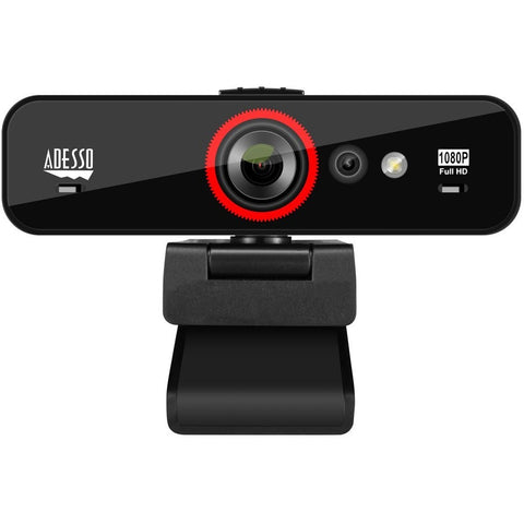 Adesso Innovation Inc 1080p Hd Fixed Focus Usb Webcam With Adjustable View Angle And Windows Hello Com