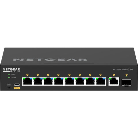 Netgear Switch - Gsm4210pd-100nas - Desktop -8-port 10/100/1000base-t (rj45) Poe+ With 1
