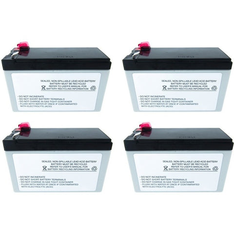 Battery Technology Bti Sp12-9-t2-4pk-bti 12v 9ah 1-cell T2/f2 Sealed Lead Acid Battery (pack Of 4)