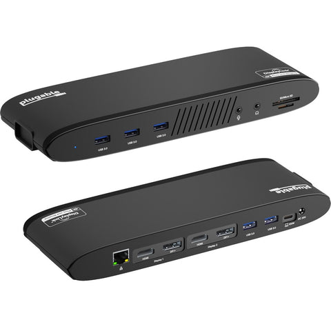 Plugable Technologies Plugable Usb C Laptop Docking Station, Dual Monitor 4k 60hz For Apple Mac M1/m2/