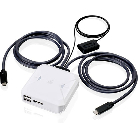 Iogear 2-port 4k Usb-c Kvm Switch With Displayport Output