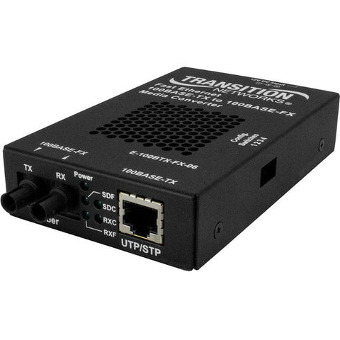 Transition Networks Inc Media Converter - 100base-tx Rj-45 To 100base-fx, Mm St, W/ -na Power Supply