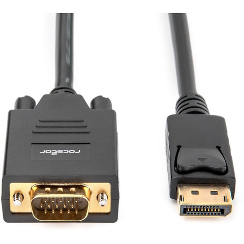 Rocstor Premium Displayport To Vga Cable Adapter Converter M/m - 10ft (3m) - 1920 1200 F