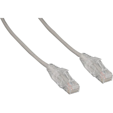 Enet Solutions, Inc. Cat6 Gray 6 Foot Slim 28awg With Clear Snagless Molded Boot Patch Cable
