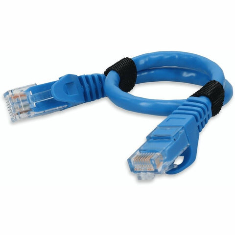 Add-on Addon 7ft Blue Cat 6 Pvc Ethernet Cable Snagless Easy Boot Rj-45 M/m