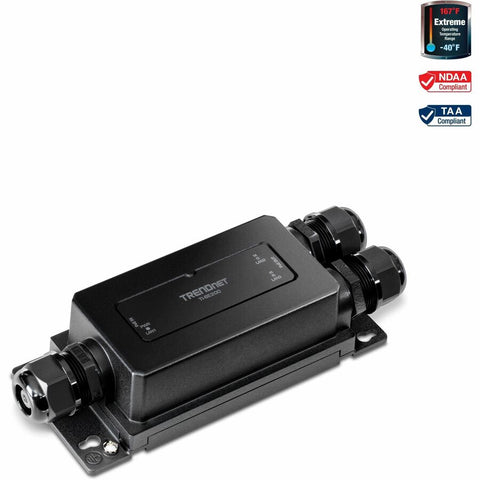 Trendnet Inc 2-port Industrial Outdoor Gigabit Poe++ Extender