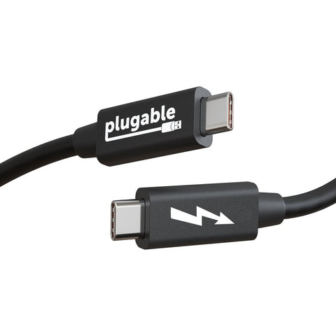 Plugable Technologies Plugable Windows Transfer Cable 6.6ft (2m), Thunderbolt 10gbps, Bundled With Bra