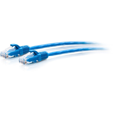 C2g 6ft/1.8m Cat6a Slim Patch 28awg Blue