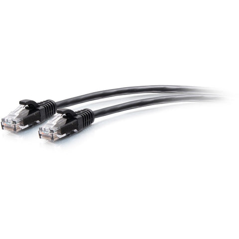 C2g 4ft/1.2m Cat6a Slim Patch 28awg Black