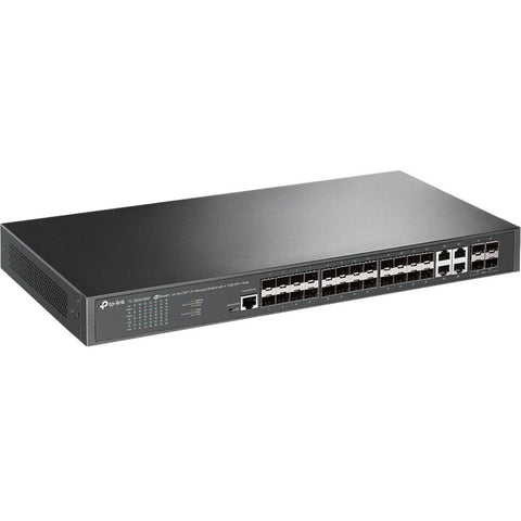 Tp-link Usa Corporation Jetstream 24-port Sfp L2+ Managed Switch With 4 10ge Sfp+ Slots
