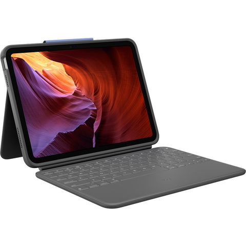 Logitech Rugged Folio For Ipad 10.9-inch (10th Generation) - Graphite