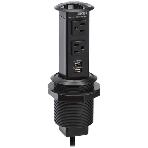 Eaton Tripp Lite Series Power It 2-outlet Pop-up Power And Charging Dock - 2x Us