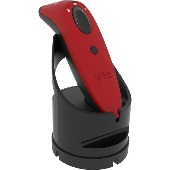 Socket Mobile, Inc. Socketscan S720 Linear Barcode  Qr Code Reader, Red  Black Dock