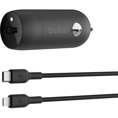 Belkin International Inc 30w Usb-c Car Charger+cable
