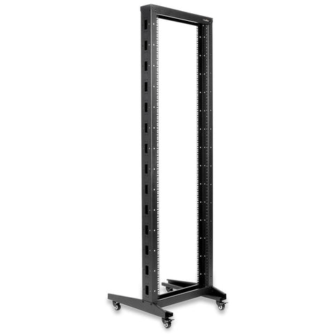 Rocstor Solidrack 2-post 42u Server Rack W/ Casters - Cold-rolled Steel Crs - 19 Width -