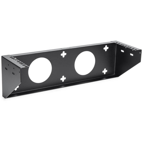Rocstor 3u 19in Steel Vertical Wall Mount Rack Bracket - Fully Assembled W/ Cage Screws