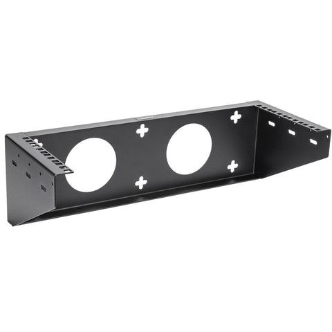 Rocstor 4u 19in Steel Vertical Wall Mount Rack Bracket - Fully Assembled W/ Cage Screws