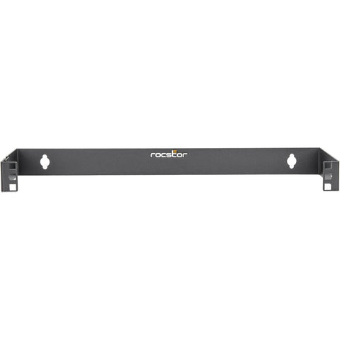 Rocstor 1u 19in Wall Mount Bracket For Patch Panels - Hinged Wall Mounting - Maximum Loa