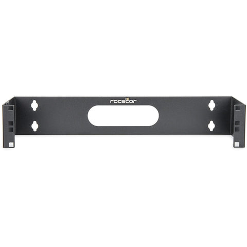 Rocstor 2u 19in Wall Mount Bracket For Patch Panels - Hinged Wall Mounting - Maximum Loa