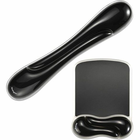 Kensington Computer Duo Gel Keyboard Wrist Rest,blk