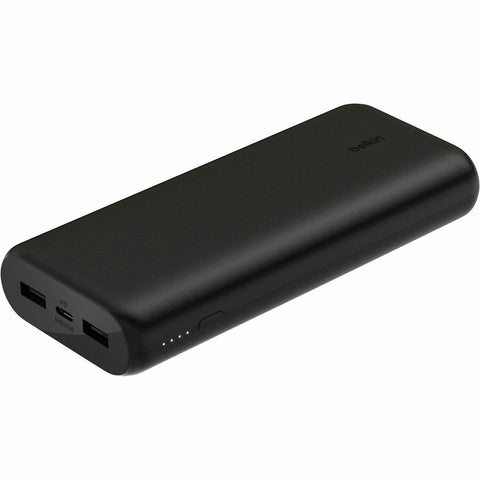 Belkin International Inc 20k Power Bank, Usb-c & Usb-a Pd 20w, Black