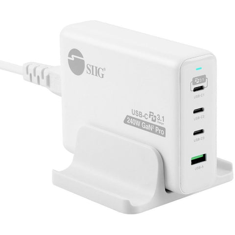 Siig, Inc. Siig 240w Gan Pd 3.1 Charger - 3c1a