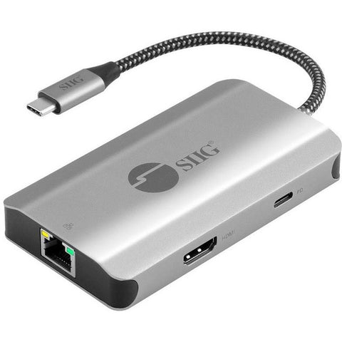 Siig, Inc. Usb-c To Hdmi With Lan Hub & Pd Charging Adapter