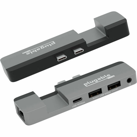 Plugable Technologies Plugable 5-in-1 Usb C Hub Multiport Adapter For Macbook Pro 14/16 Inch And Macbo