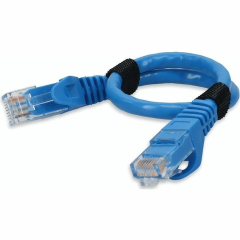 Add-on 9ft Blue Cat 6 Pvc Ethernet Cable Snagless Easy Boot Rj-45 M/m