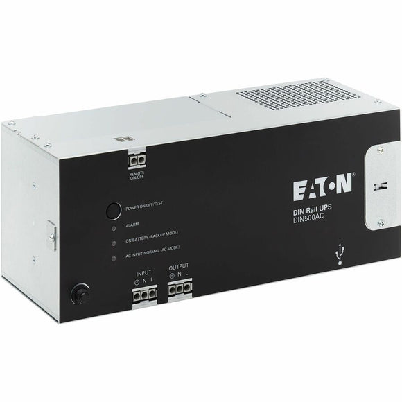 Eaton 500va 300w 120v Ac Din Rail Industrial Ups - Hardwire Input/output