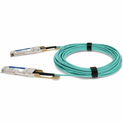 Add-on Addon Hp 845410-b21 Compatible Taa Compliant 100gbase-aoc Qsfp28 To Qsfp28 Activ