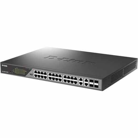 D-link Systems D-link Dss-200g-28mpp 28-port 1g Surveillance Switch Poe++ Switch, 518w Poe Budg