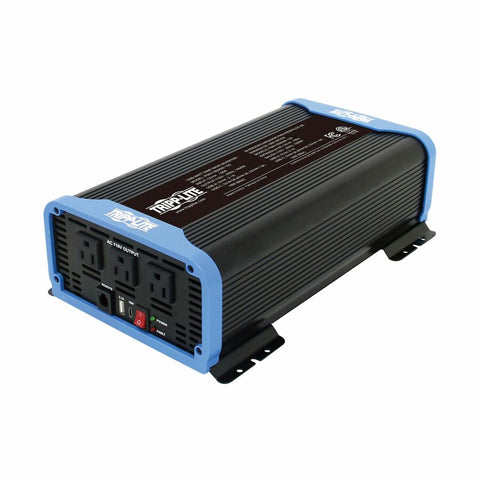 Eaton Tripp Lite Series 1500w Compact Power Inverter - 3x 5-15r, Usb Charging, P