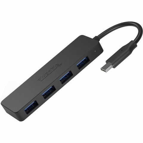 Plugable Technologies Plugable Usb C To Usb Adapter Hub, 4 Port Usb 3.0 Hub For Windows, Macbook Pro/a