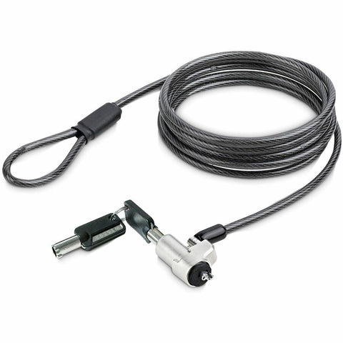 Startech Laptop Cable Lock Compatible With Noble Wedge 6ft (2m), Anti-theft Keyed Lock, S